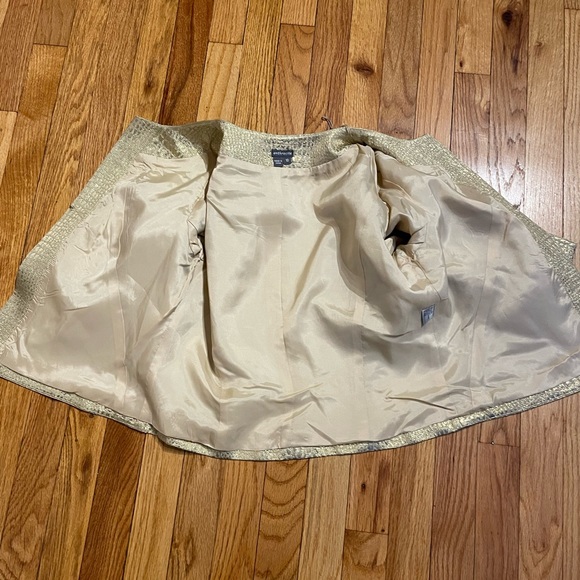 NWOT Anthracite Brocade Jacquard Snake Embossed Print Bolero Cover crop sleeve - Picture 5 of 7